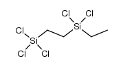 1-ethyldichlorosilyl-2-trichlorosilylethane结构式