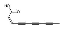 (Z)-2-Decene-4,6,8-triynoic acid structure