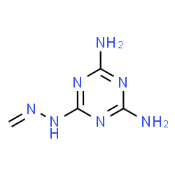 Formaldehyde, (4,6-diamino-1,3,5-triazin-2-yl)hydrazone (9CI) Structure