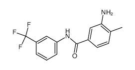 3-amino-4-methyl-N-(3-(trifluoromethyl)phenyl)benzamide Structure