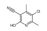 5-CHLORO-2-HYDROXY-4,6-DIMETHYLNICOTINONITRILE structure