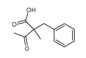 2-benzyl-2-methyl-3-oxobutanoic acid结构式