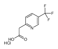 2-(5-(TRIFLUOROMETHYL)PYRIDIN-2-YL)ACETIC ACID HYDROCHLORIDE structure