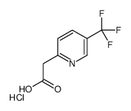 2-(5-(TRIFLUOROMETHYL)PYRIDIN-2-YL)ACETIC ACID HYDROCHLORIDE Structure