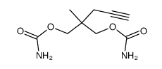 1,3-Bis-carbamoyloxy-2-methyl-2-prop-2-inyl-propan结构式
