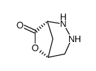 6-Oxa-2,3-diazabicyclo[3.2.1]octan-7-one,(1R,5R)-(9CI) structure