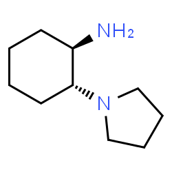 TRANS-2-(PYRROLIDIN-1-YL)CYCLOHEXANAMINE structure