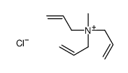 2-Propen-1-aminium-,N-methyl-N,N-di-2-propenyl-,chloride structure
