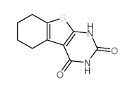 [1]Benzothieno[2,3-d]pyrimidine-2,4(1H,3H)-dione,5,6,7,8-tetrahydro- Structure