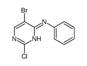 5-Bromo-2-chloro-N-phenyl-4-pyrimidinamine structure