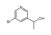 1-(5-溴吡啶-3-基)乙醇结构式