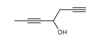 hepta-1,5-diyn-4-ol结构式