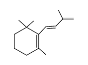 1,3,3-trimethyl-2-(3-methyl-buta-1,3-dienyl)-cyclohexene Structure