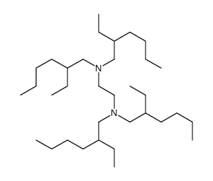 N,N,N',N'-tetrakis(2-ethylhexyl)ethane-1,2-diamine结构式