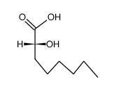 (2R)-2-hydroxyoctanoic acid structure