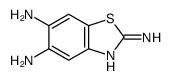 1,3-benzothiazole-2,5,6-triamine Structure