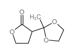 2(3H)-Furanone,dihydro-3-(2-methyl-1,3-dioxolan-2-yl)- picture