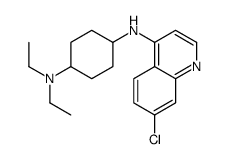 1-N-(7-chloroquinolin-4-yl)-4-N,4-N-diethylcyclohexane-1,4-diamine Structure