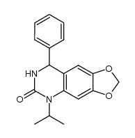 1-isopropyl-4-phenyl-6,7-methylenedioxy-3,4-dihydro-2(1H) -quinazolinone Structure