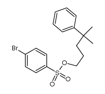4-Methyl-4-phenyl-1-pentylbrosylat结构式