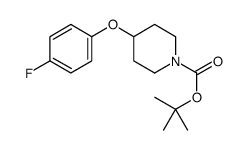 1-Piperidinecarboxylic acid, 4-(4-fluorophenoxy)-, 1,1-dimethylethyl ester图片