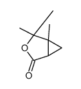 1,2,2-trimethyl-3-oxabicyclo[3.1.0]hexan-4-one结构式