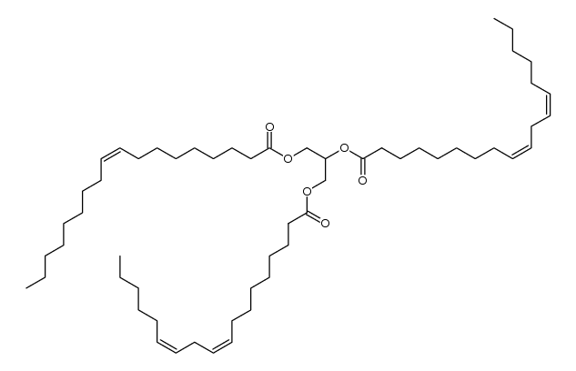 glyceryl-1,2-dilinoleate-3-oleate Structure