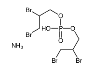 ammonium bis(2,3-dibromopropyl) phosphate Structure