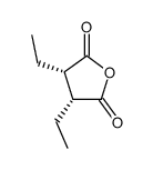 3,4-diethyloxolane-2,5-dione structure