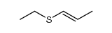 1-ethylsulfanyl-propene结构式