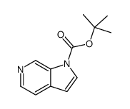 TERT-BUTYL 1H-PYRROLO[2,3-C]PYRIDINE-1-CARBOXYLATE Structure