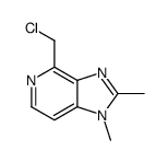 1H-Imidazo[4,5-c]pyridine,4-(chloromethyl)-1,2-dimethyl-(9CI) Structure