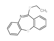 6-ethylsulfanylbenzo[b][1,4]benzothiazepine结构式