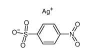 Silver 4-nitrobenzene sulfonate结构式