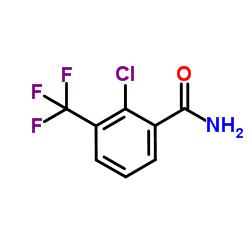 2-Chloro-3-(trifluoromethyl)benzamide Structure