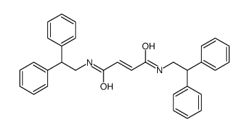 N,N'-bis(2,2-diphenylethyl)but-2-enediamide Structure