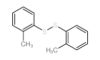 Disulfide,bis(2-methylphenyl)结构式