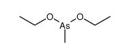 methyl-arsonous acid diethyl ester Structure