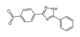 5-(4-nitrophenyl)-3-phenyl-1H-1,2,4-triazole结构式