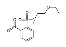 N-(2-ethoxyethyl)-2-nitrobenzenesulfonamide Structure