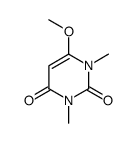 6-Methoxy-1,3-dimethyl-2,4(1H,3H)-pyrimidinedione Structure