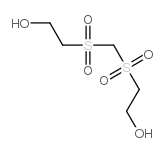 2,2'-[methylenebis(sulphonyl)]bisethanol structure