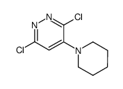 3,6-dichloro-4-piperidin-1-yl-pyridazine结构式