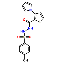 N'-[(4-Methylphenyl)sulfonyl]-3-(1H-pyrrol-1-yl)-2-thiophenecarbohydrazide结构式