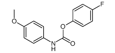 (4-fluorophenyl) N-(4-methoxyphenyl)carbamate Structure