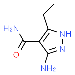1H-Pyrazole-4-carboxamide,3-amino-5-ethyl-结构式