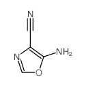 4-Oxazolecarbonitrile,5-amino- Structure
