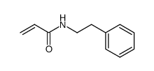 2-Propenamide, N-(2-phenylethyl)-结构式