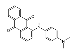 1-[4-(dimethylamino)anilino]anthracene-9,10-dione结构式