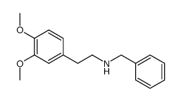 N-(3,4-dimethoxy-phenylethyl)-N-benzyl amine Structure